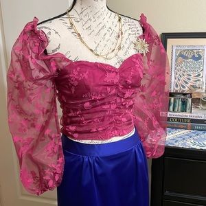 Lovers + Friends Formal Corset Blouse